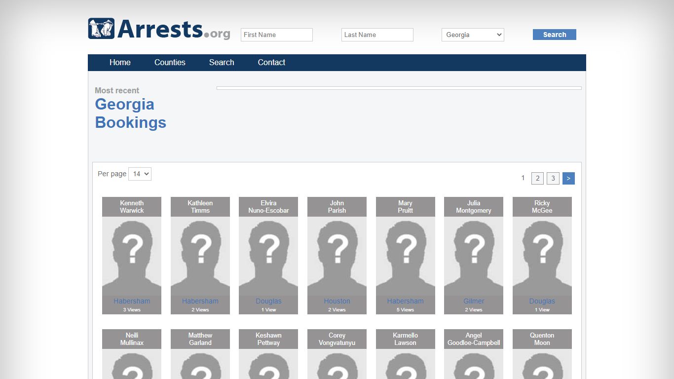 Georgia Arrests and Inmate Search